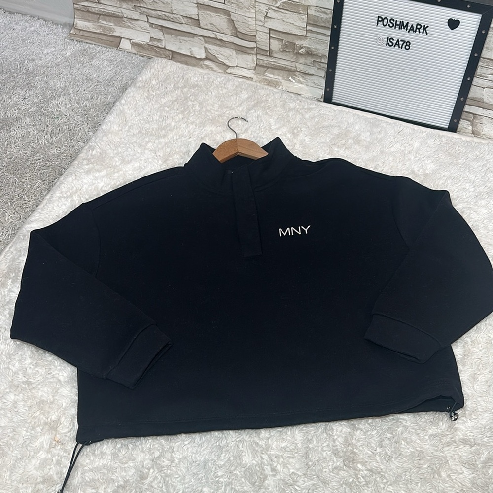 MARC NEW YORK MNY Large Black Pullover Sweatshirt